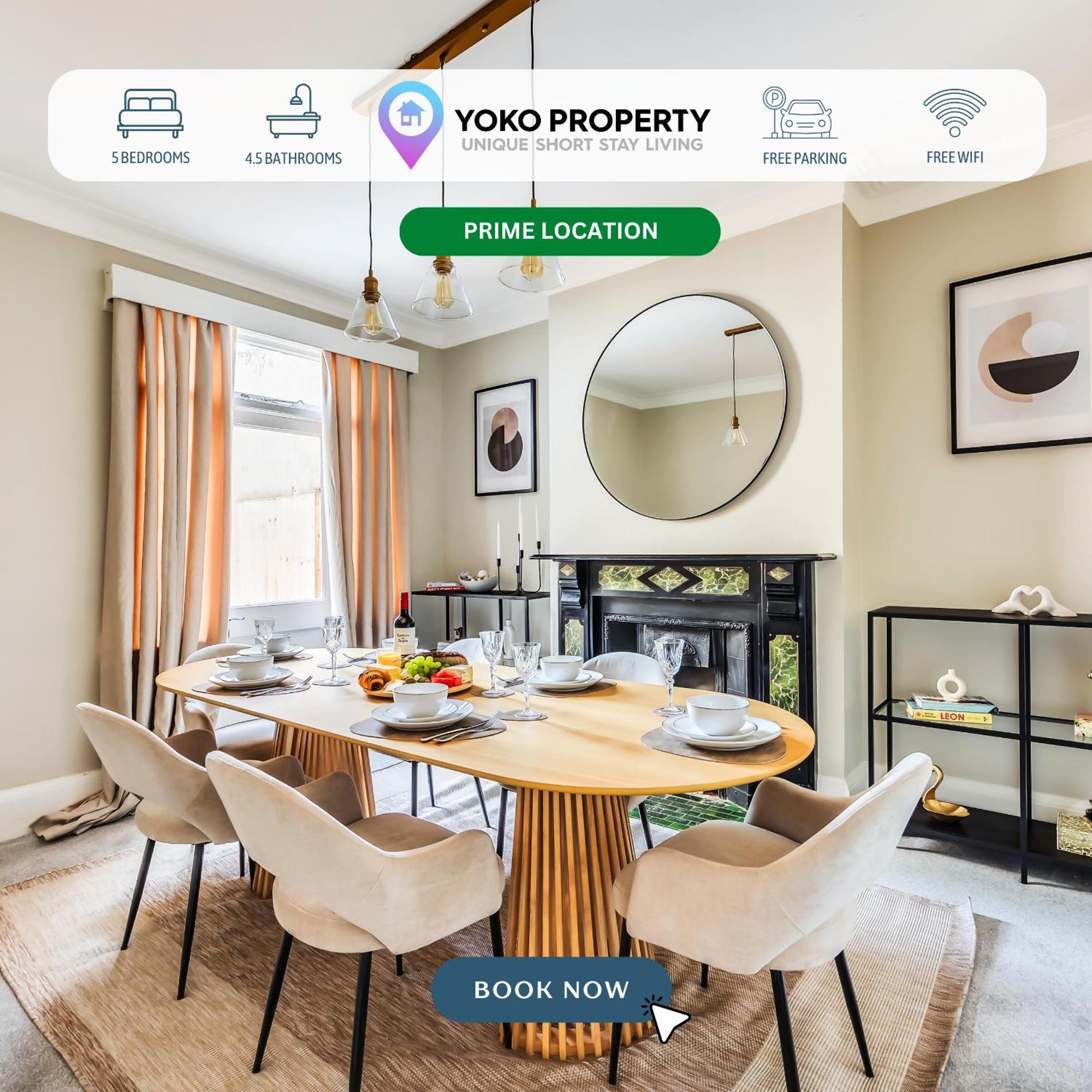 Casa vacanze Beautiful 5 Bedroom 4 Bathroom House In W6 By Yoko - 10 Minute's To - Free Parking, Fast Wifi, Work Desks And Smarttvs With And Netflix Londra